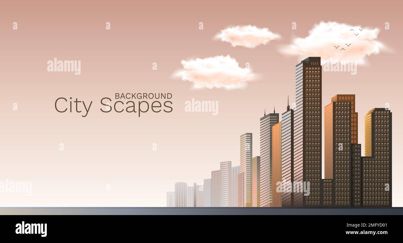 City scapes background, Urban landscape. Urban landscape. urban ...