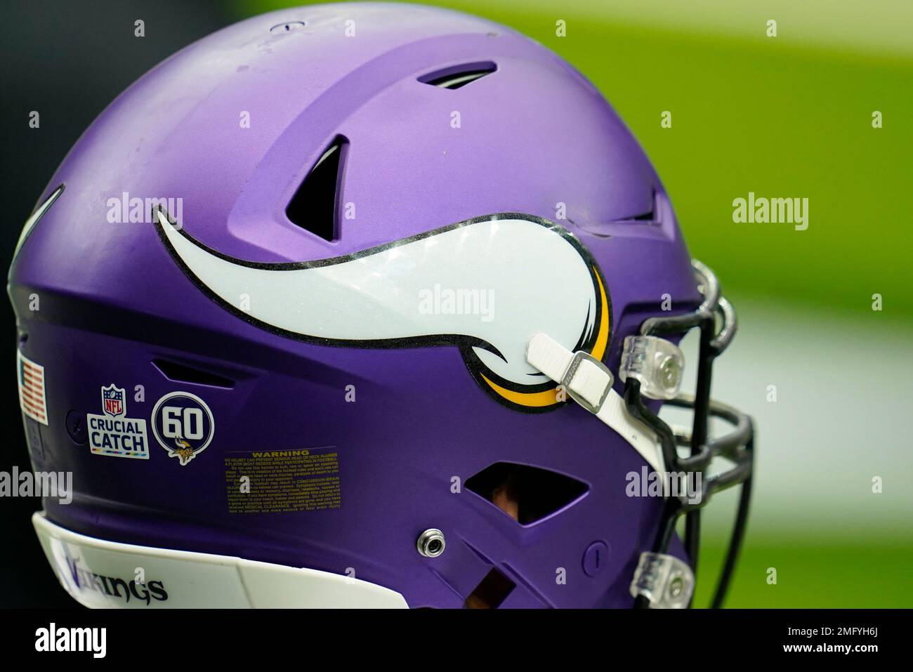 Vikings helmets sales through the years