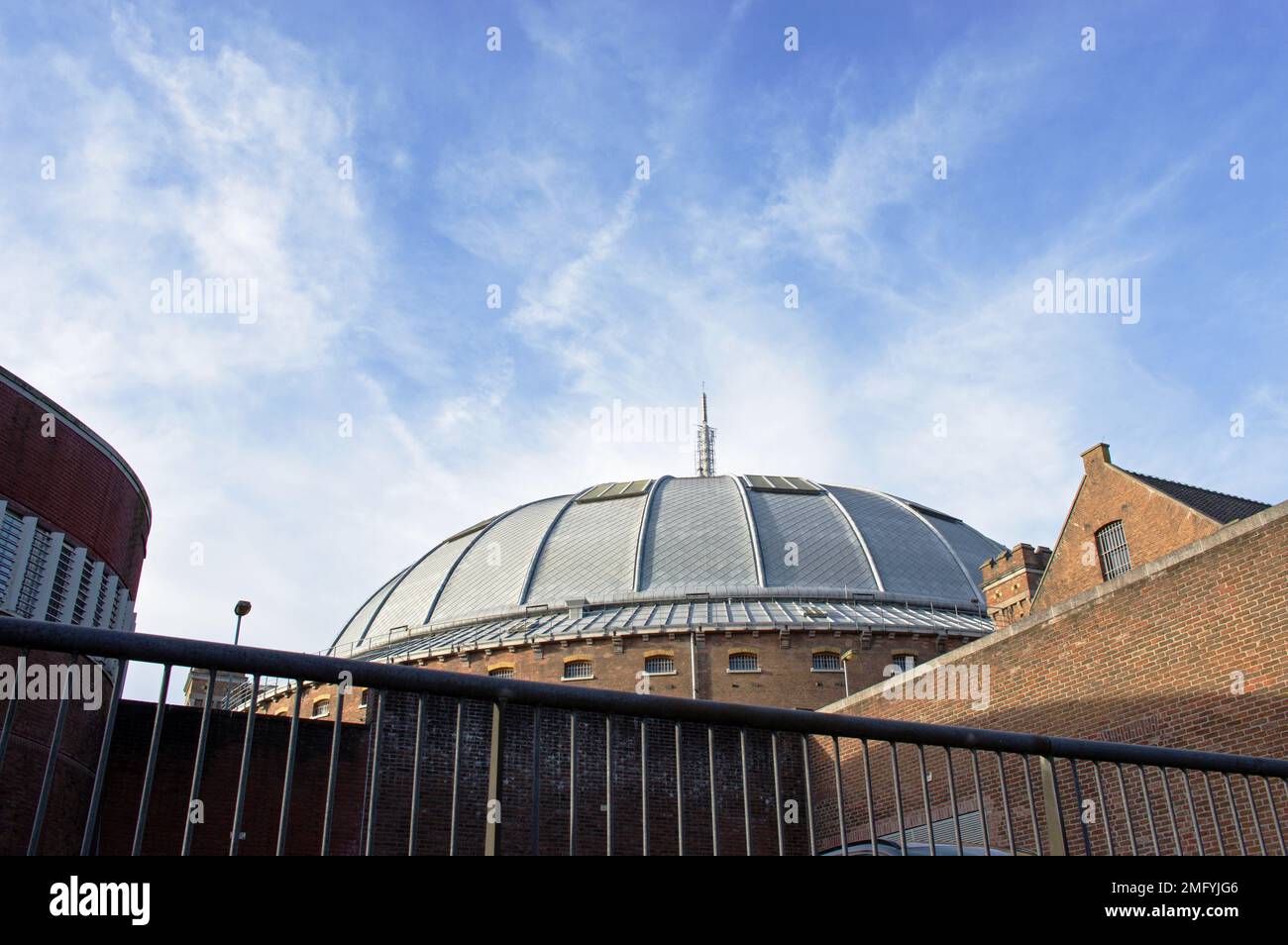 The large dome of a prison in Arnhem in the Netherlands. The prison is ...