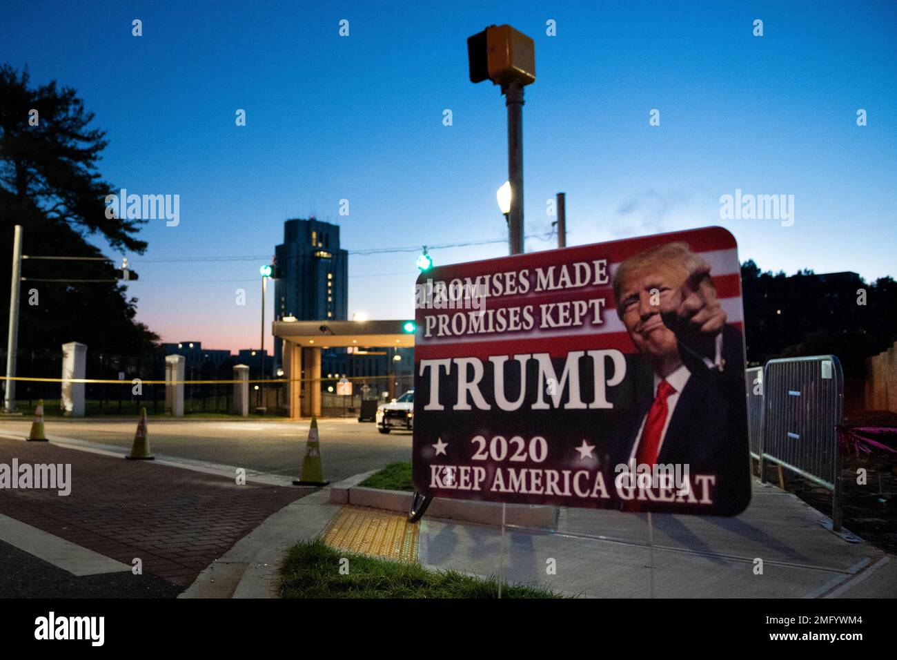 Donald Trump Walter Reed hospital entrance Frequently Asked Questions
