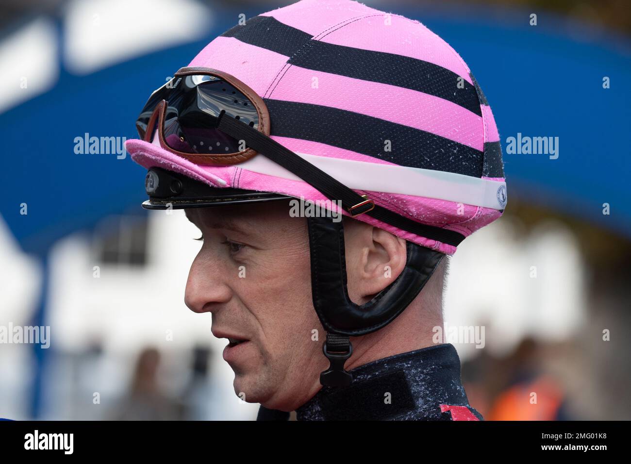 Windsor, Berkshire, UK. 10th October, 2022. Jockey Jack Mitchell winner ...