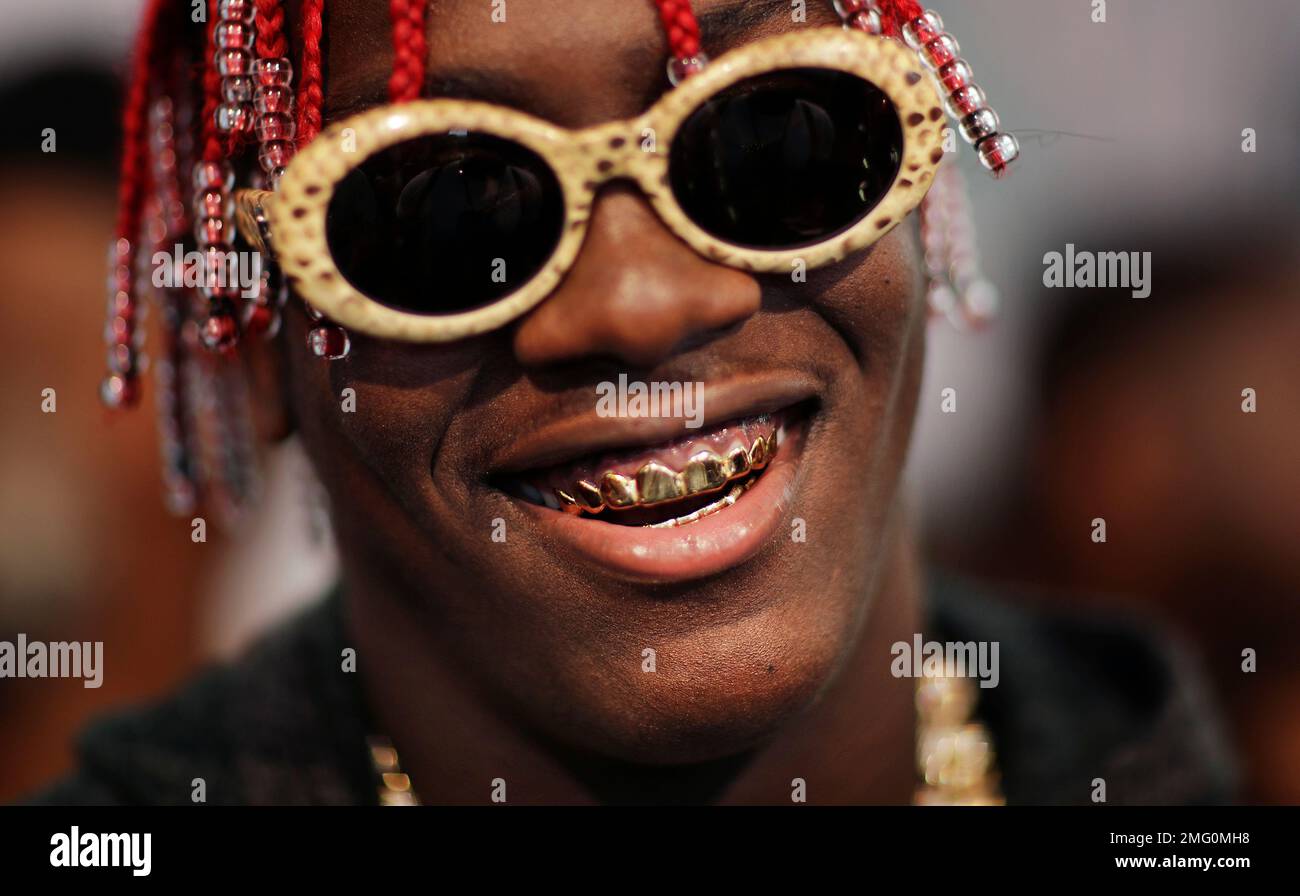 FILE In this Sept. 17, 2016, file photo, Lil Yachty arrives on the