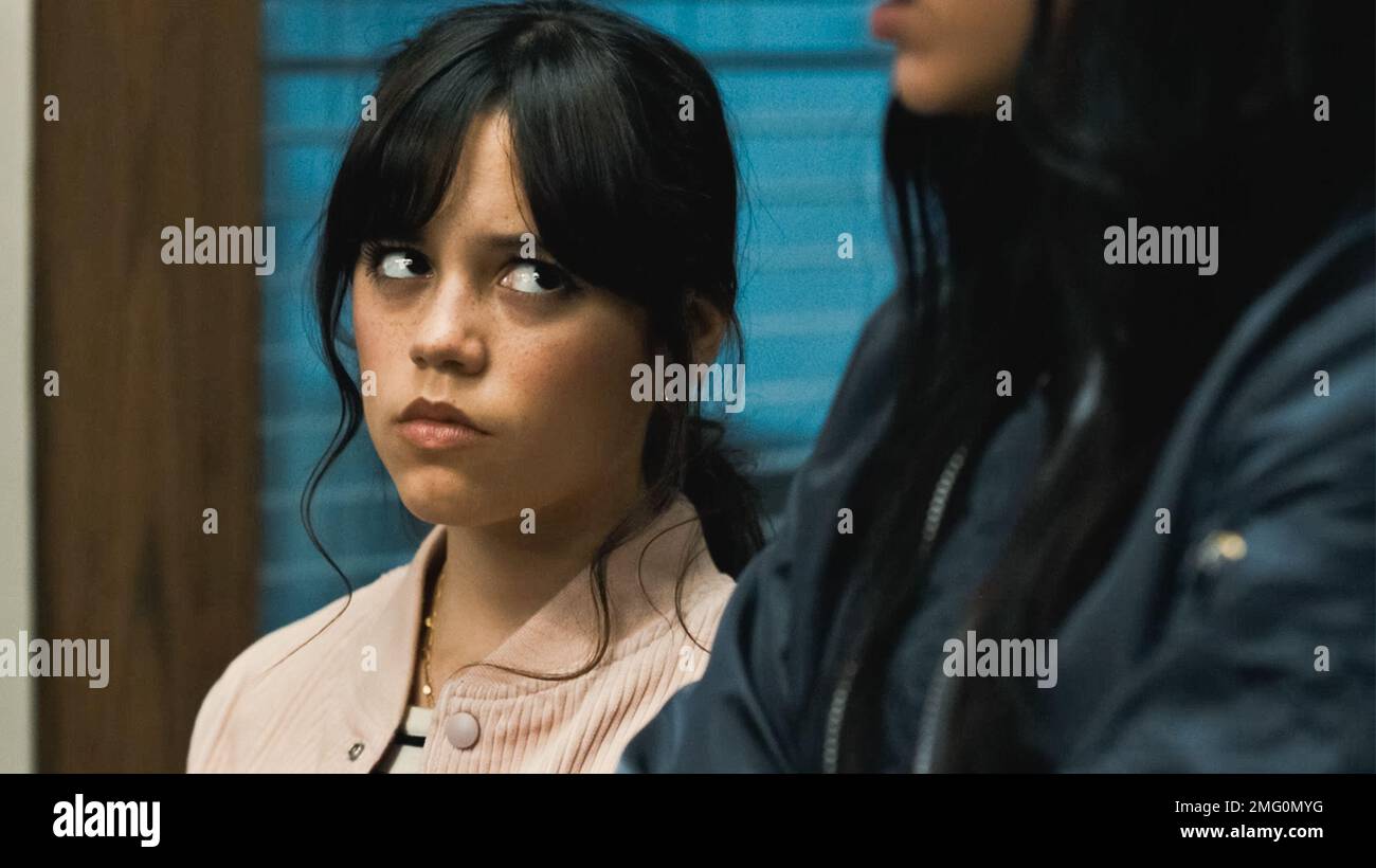 Jenna Ortega behind the scenes of Scream 6 