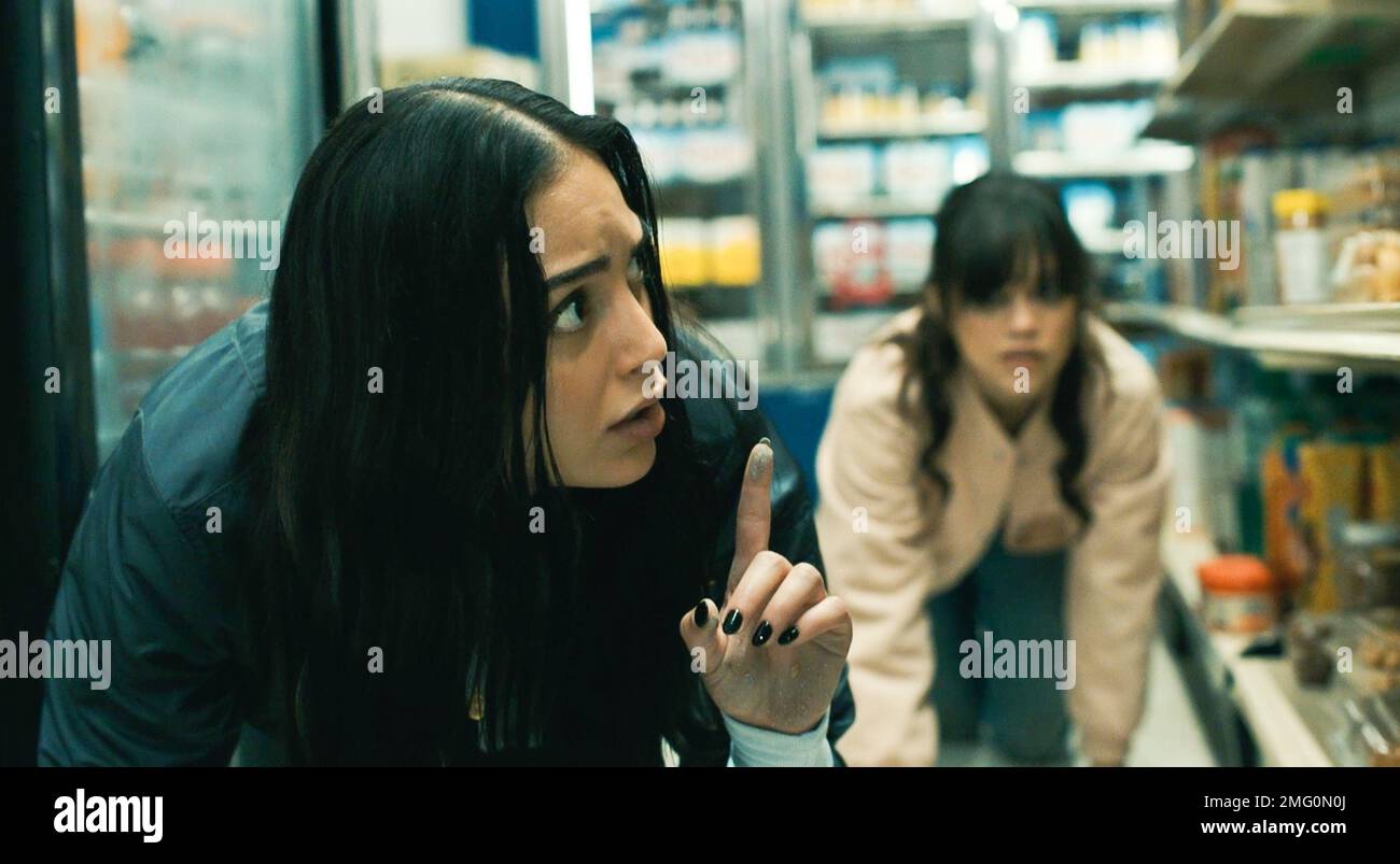 USA. Melissa Barrera and Jenna Ortega in a scene from the (C)Paramount ...