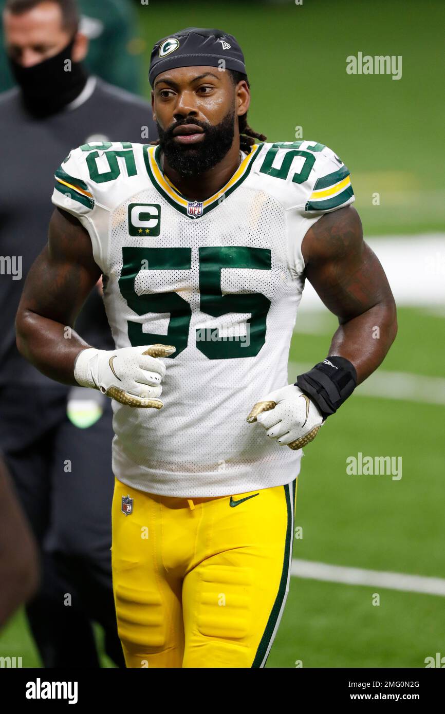 Green Bay Packers linebacker Za'Darius Smith (55) during an NFL football  game against the New Orleans Saints, Sunday, Sept. 27, 2020, in New  Orleans. (AP Photo/Tyler Kaufman Stock Photo - Alamy
