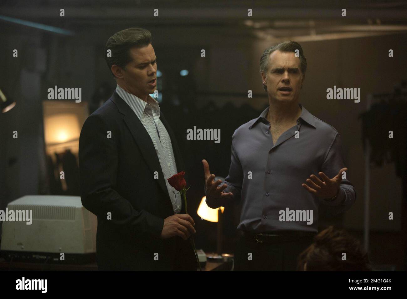 TO CHIPPENDALES, from left Andrew Rannells, as Bradford