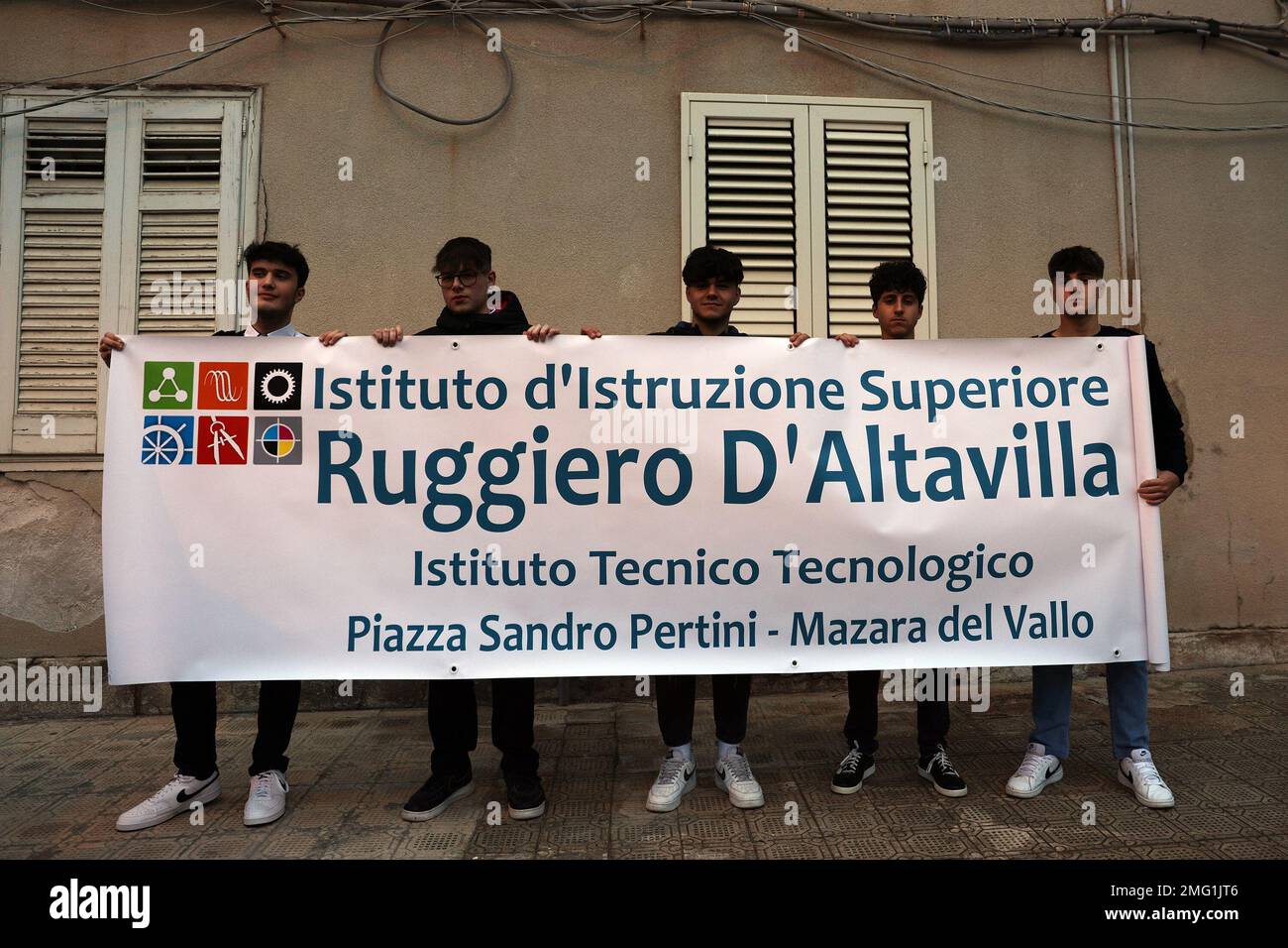 Campobello di Mazara (Tp) Capture of Matteo Messina Denaro demonstration of citizens and Campobello di Mazara (Tp) Capture of Matteo Messina Denaro demonstration of citizens and