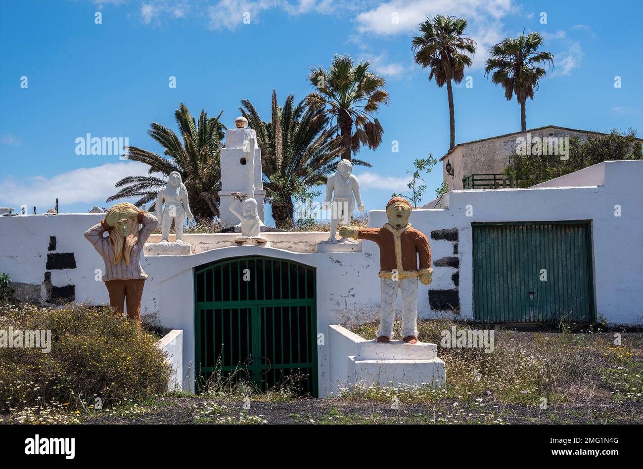 MUSEO MARA-MAO, Sculpture Garden, Teguise, Lanzarote, Canary Islands Stock Photo