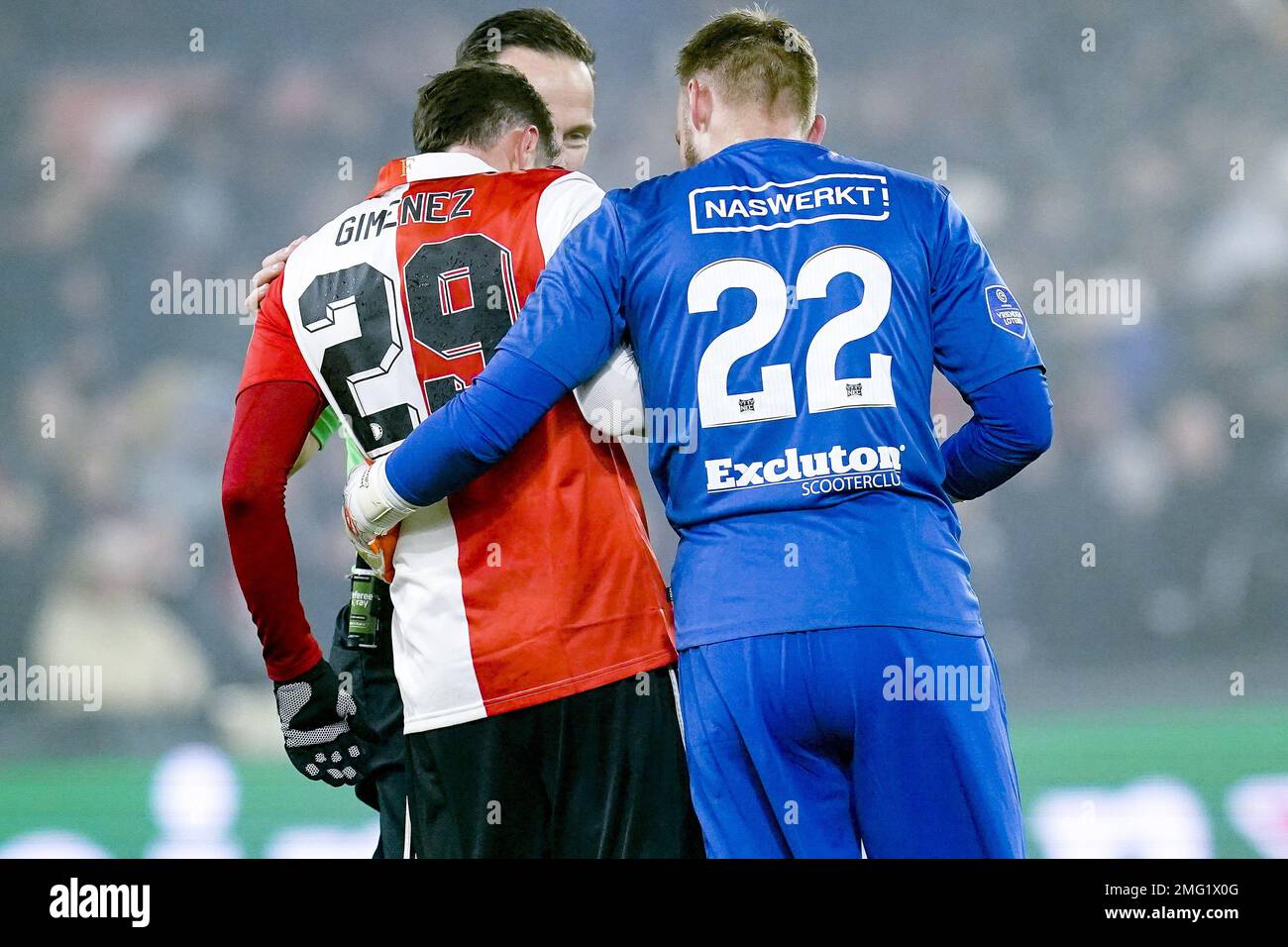 ROTTERDAM, 25012023, Stadium de Kuip, Dutch eredivisie, 2022 / 2023, Feyenoord NEC, (RL