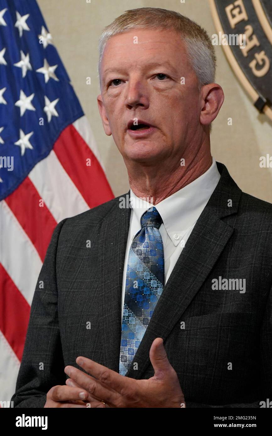Scott Crow, director of the Oklahoma Department of Corrections, speaks ...