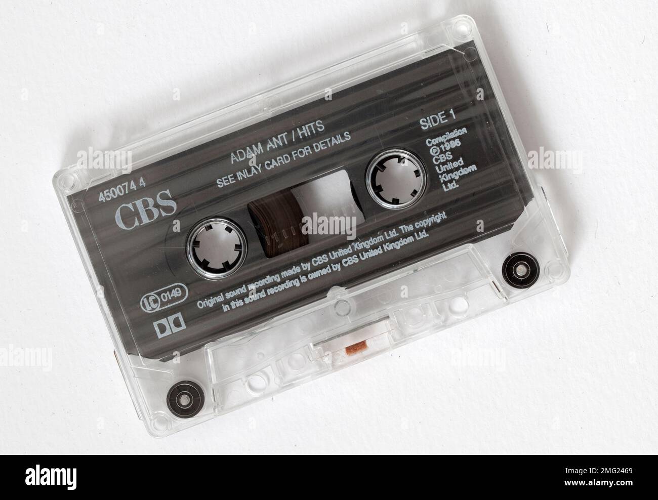 Adam and the Ants Greatest Hits Music Cassette Stock Photo