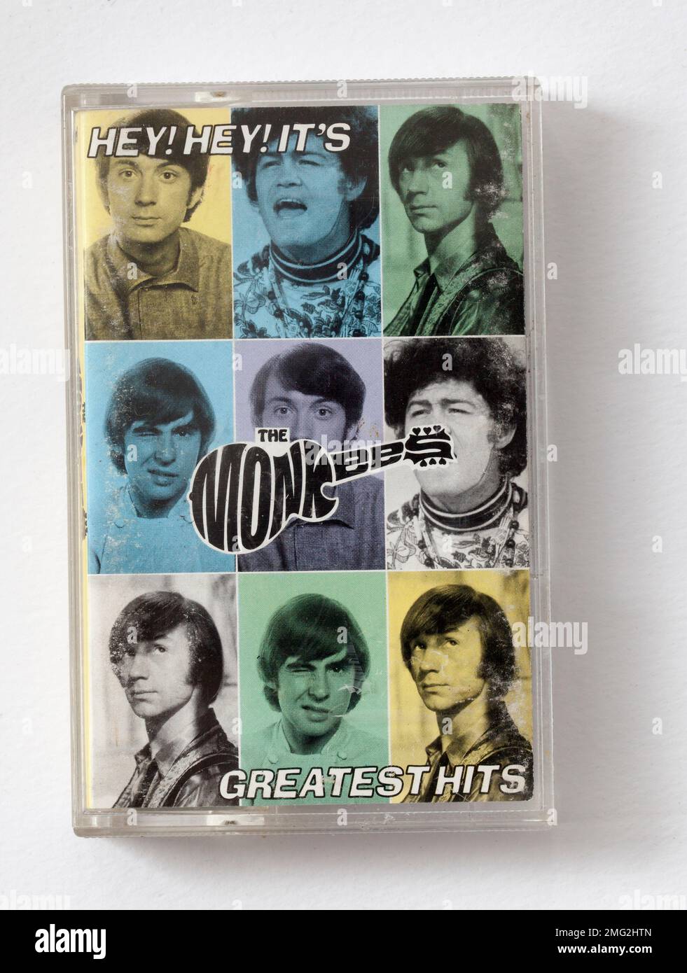 The Monkees Music Cassette - Hey Hey Its The Monkees Stock Photo