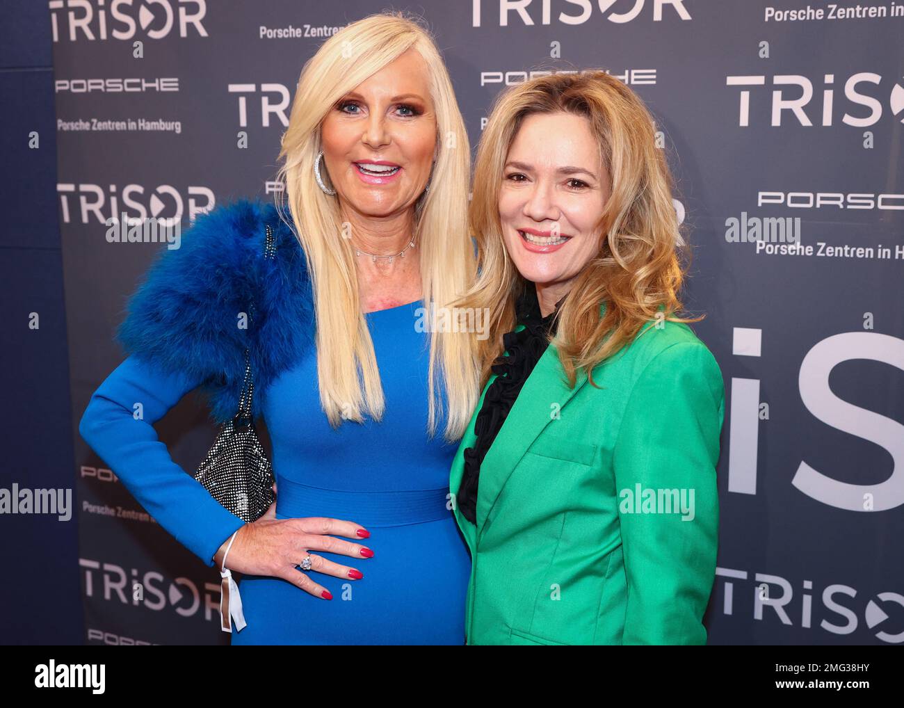 Hamburg, Germany. 25th Jan, 2023. Marion Fedder (l), entrepreneur, and