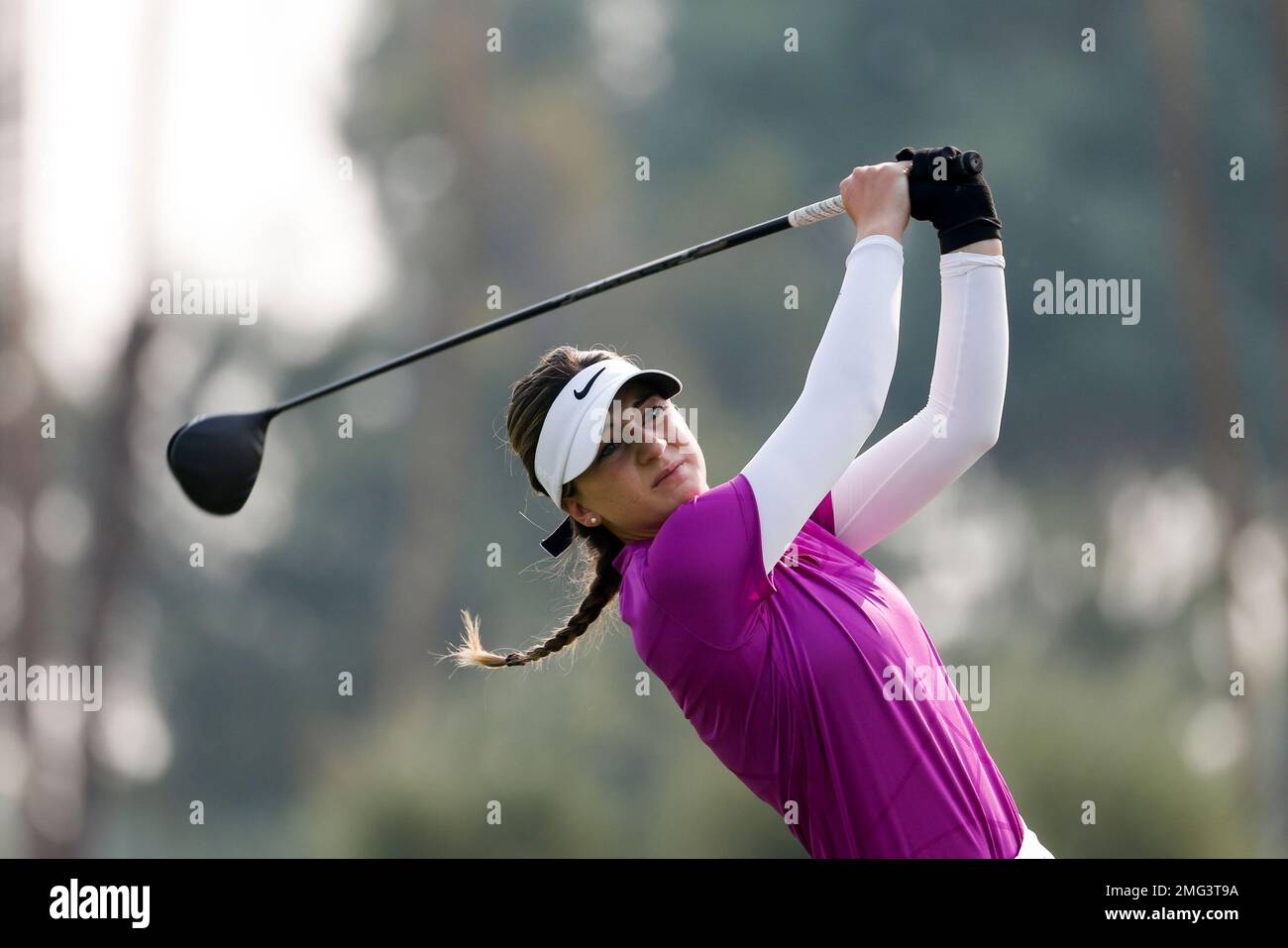 Gabriela Ruffels in actions during the final round of the LPGA's ANA