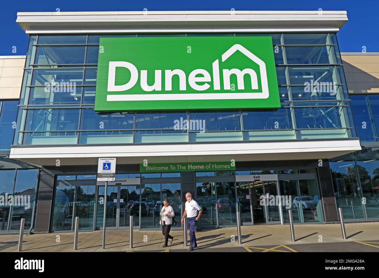Dunelm, home of homes, JunctionNINE Retail Park, Warrington, Cheshire, England, UK, WA2 8TW Stock Photo