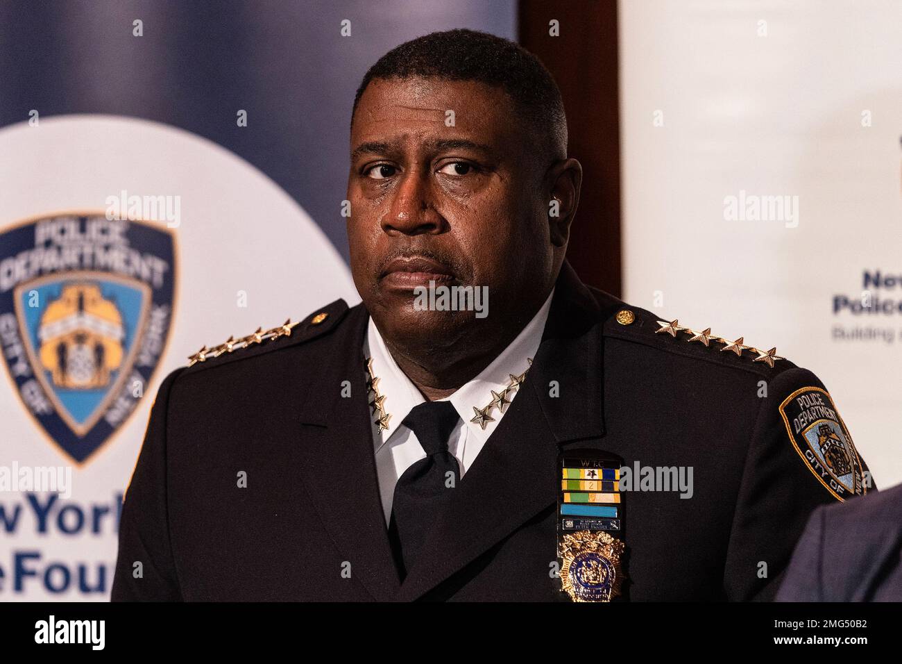 New York, New York, USA. 25th Jan, 2023. Chief of Department Jeffrey