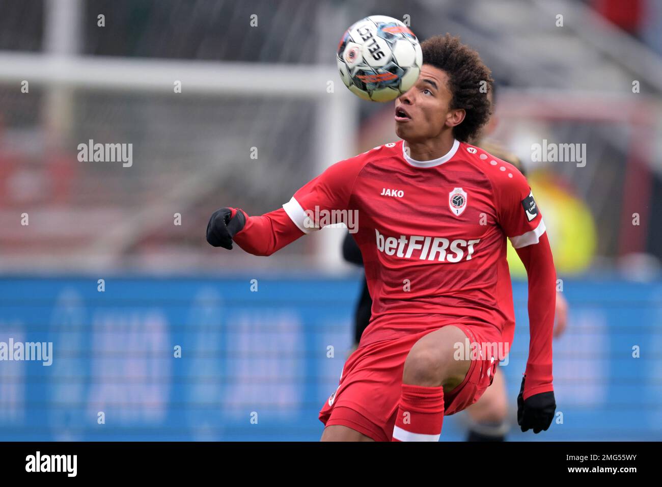 ANTWERP - Calvin Stengs of Royal Antwerp FC during the Belgian Jupiler ...