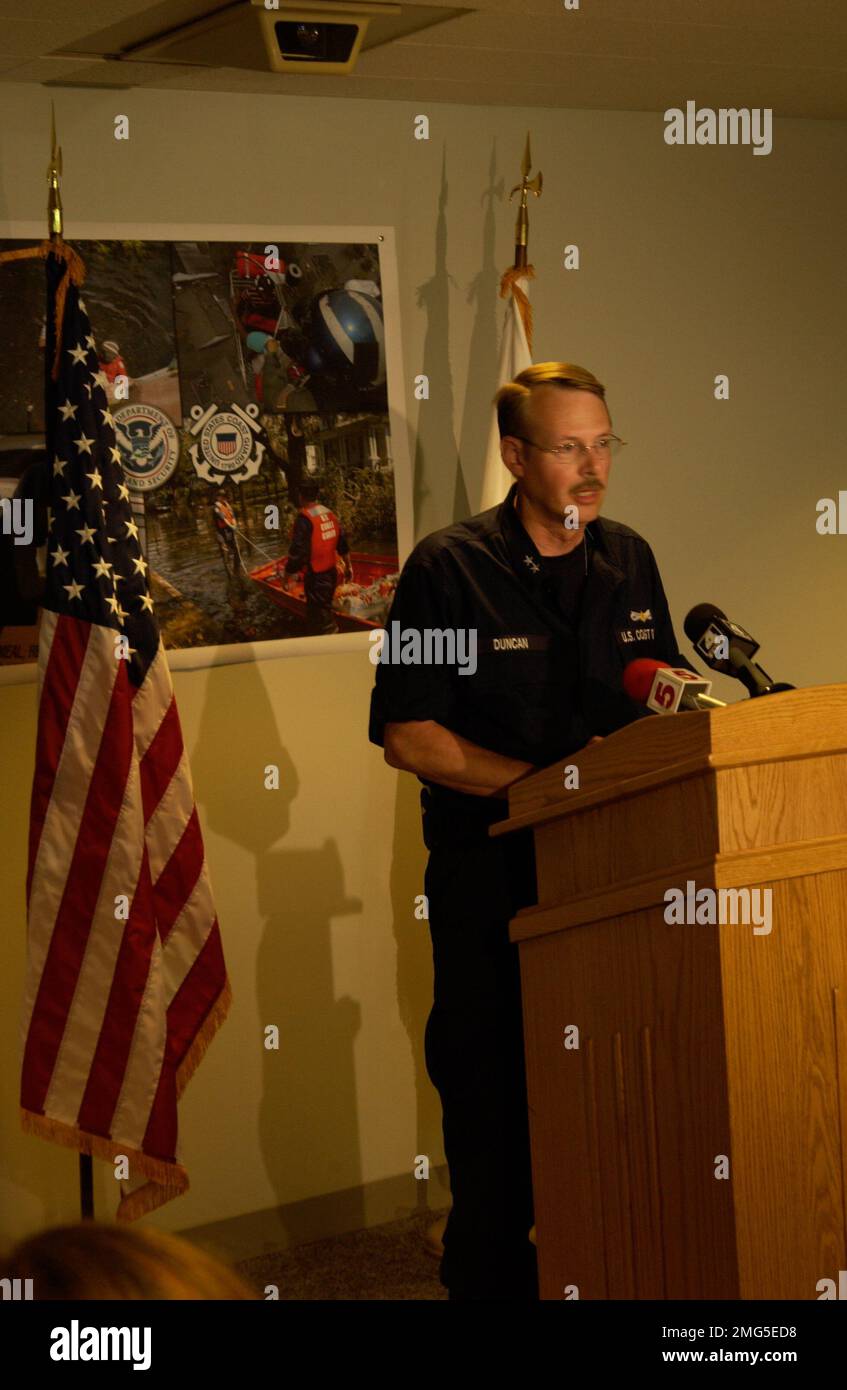 Rear Admiral Robert F. Duncan Press Conference - 26-HK-8-23. RADM ...