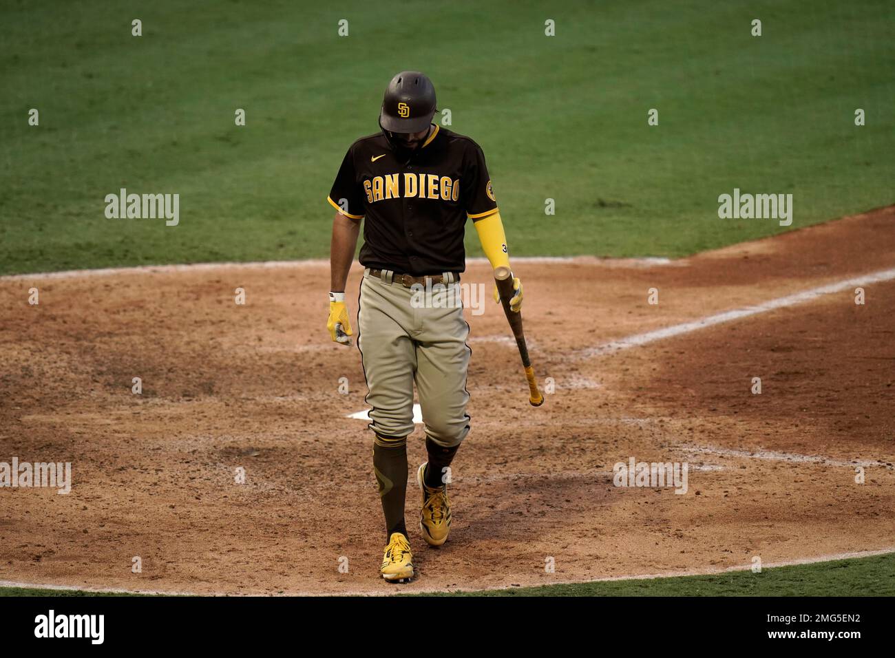 An Eric Hosmer game bat and jersey in the Petco Park, home of the San Diego  Padres baseball team, San Diego, CA, United States Stock Photo - Alamy