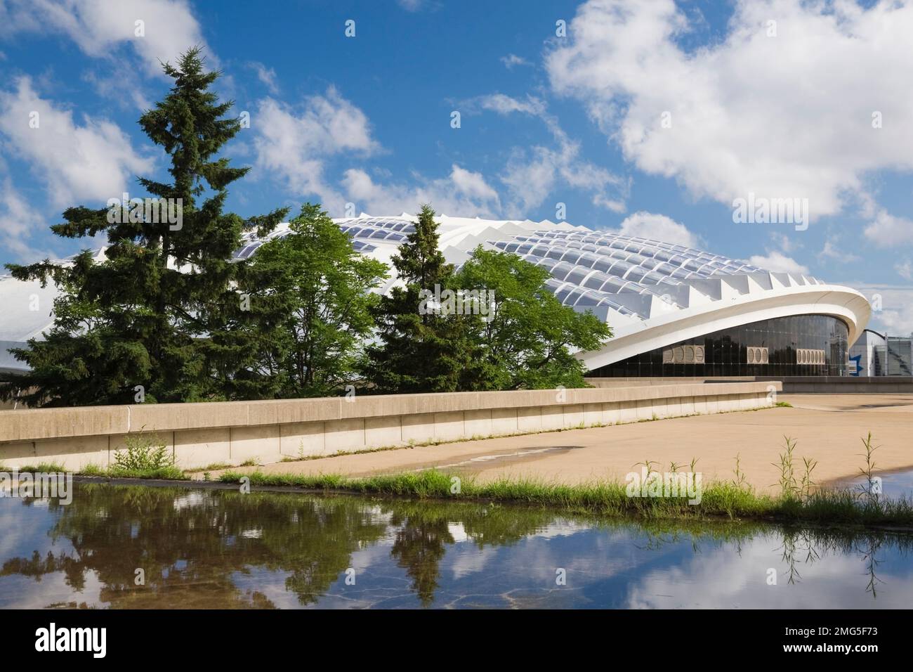 Montreal Biodome building in summer, Montreal, Quebec, Canada. Stock Photo