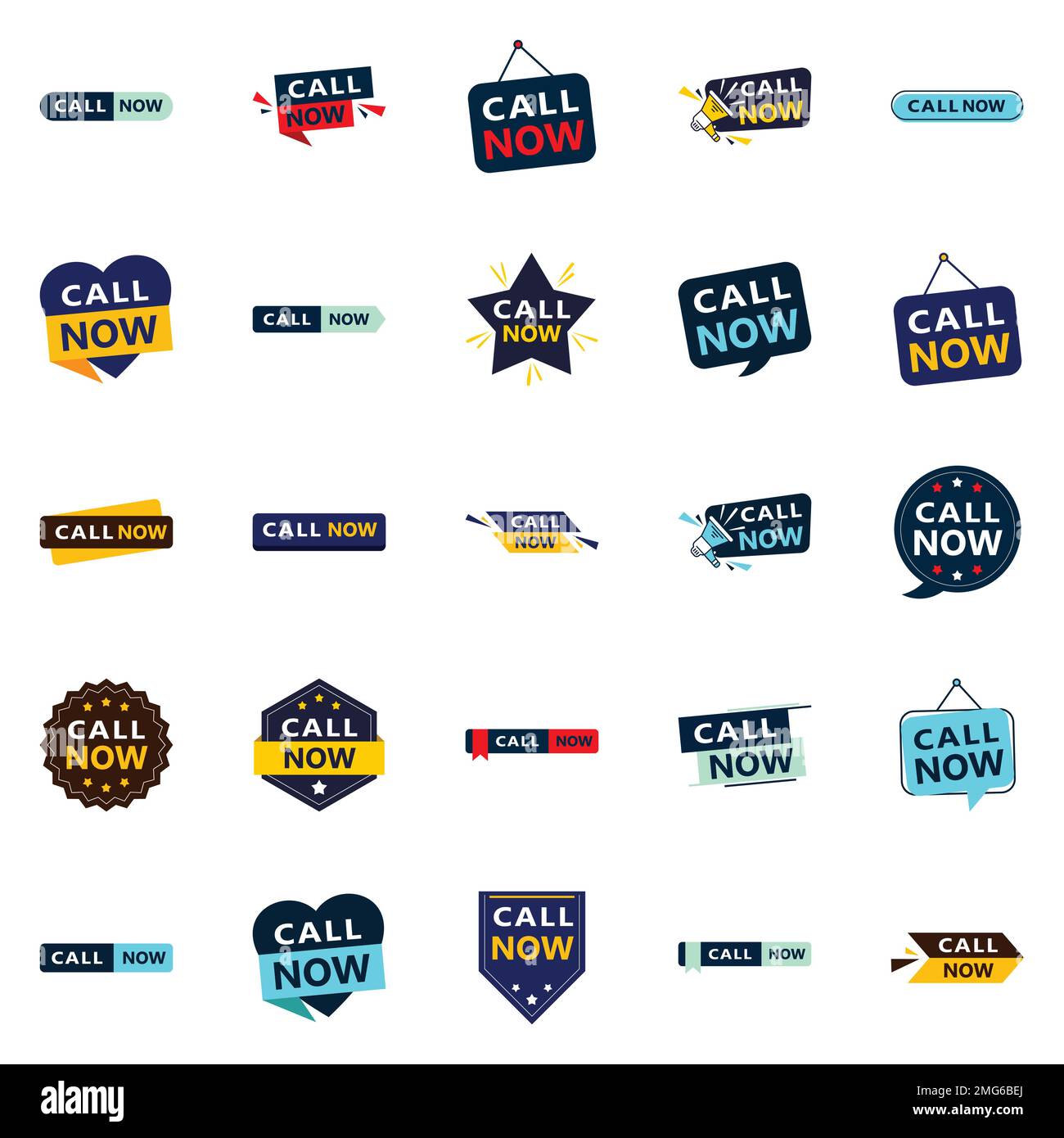 Call Now 25 Fresh Typographic Designs for an updated calling campaign