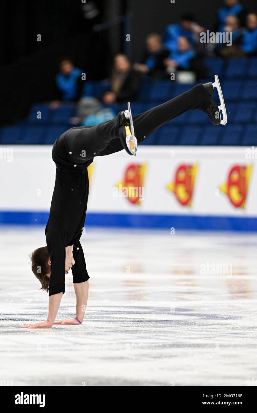 Espoo, Finland. 25th January, 2023. Vladimir LITVINTSEV (AZE), during