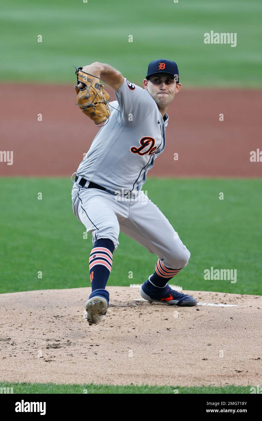 Detroit Tigers starting pitcher Matthew Boyd delivers against the