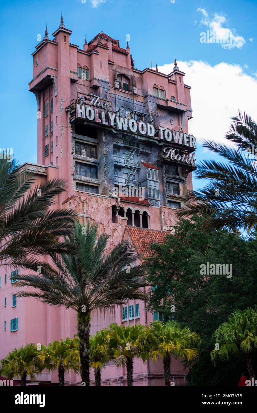 The Twilight Zone Tower of Terror is seen at Walt Disney World Resort's ...