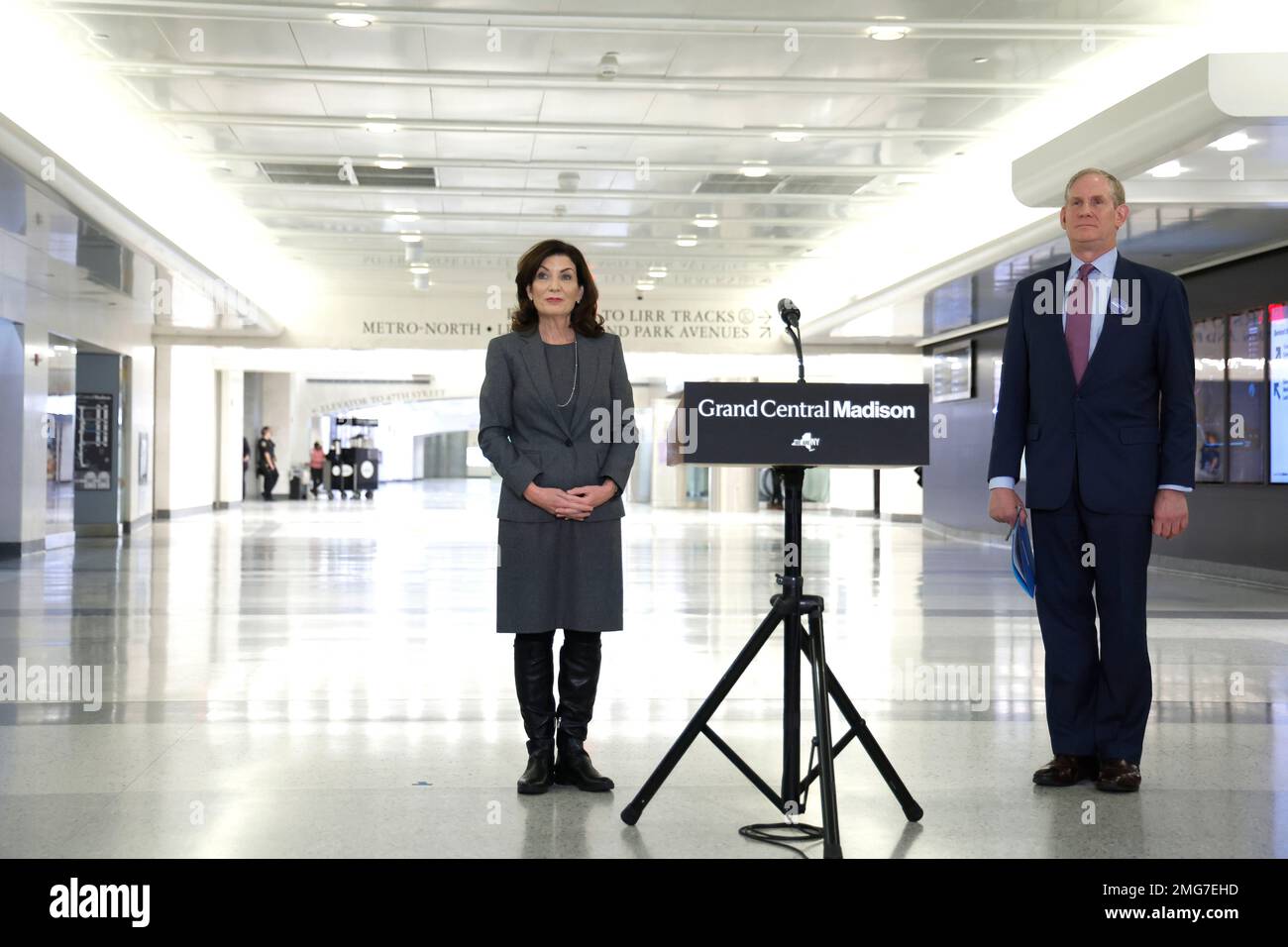 New York City USA 25th Jan 2023 Governor Kathy Hochul And CEO Janno new-york-city-usa-25th-jan-2023-governor-kathy-hochul-and-ceo-janno