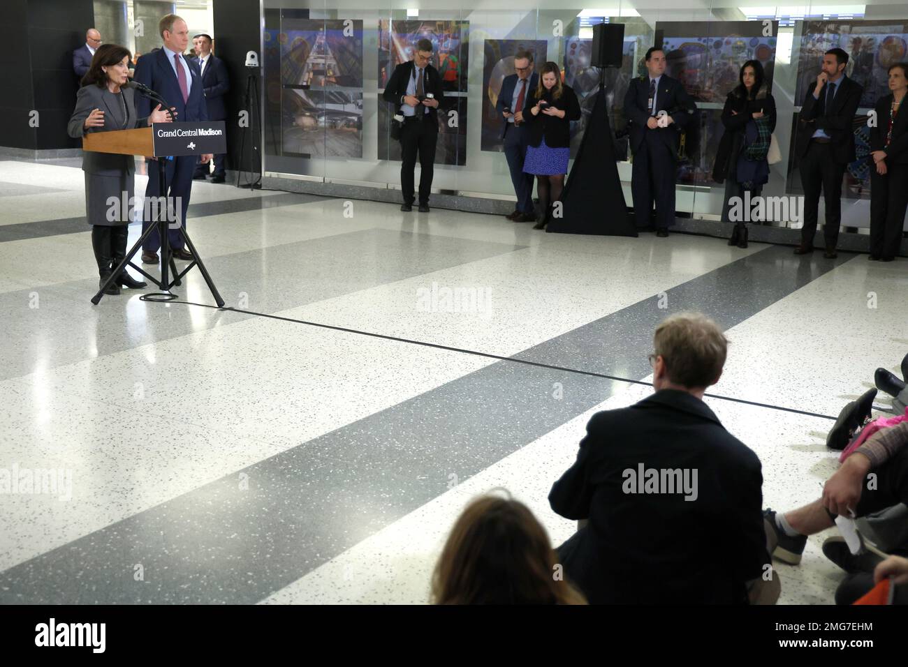 New York City USA 25th Jan 2023 Governor Kathy Hochul And CEO Janno new-york-city-usa-25th-jan-2023-governor-kathy-hochul-and-ceo-janno