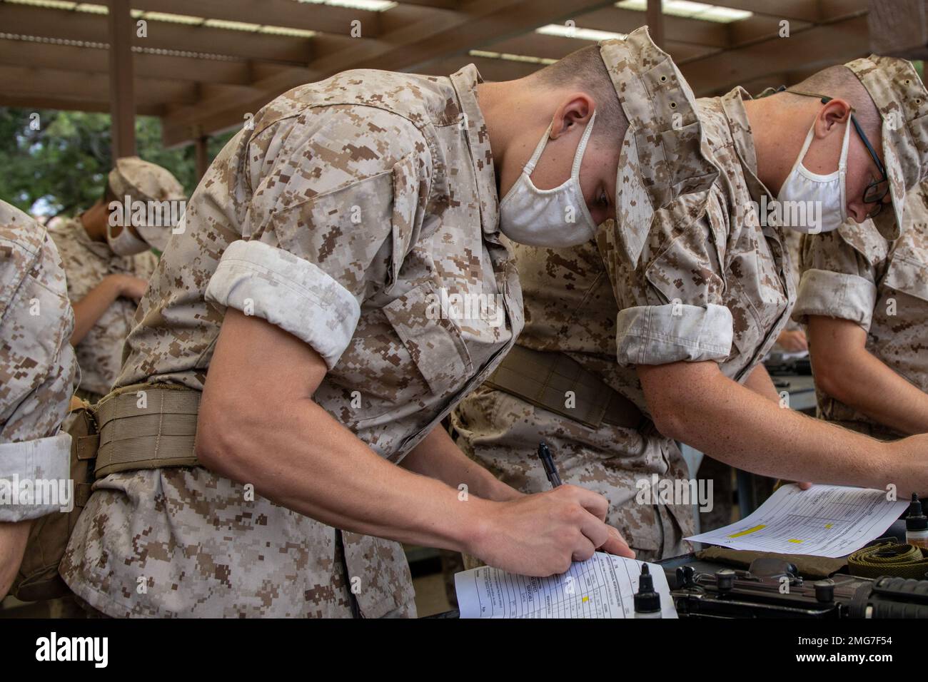 U.S. Marine Corps Recruit Kyle Homeier with Hotel Company, 2nd Recruit ...