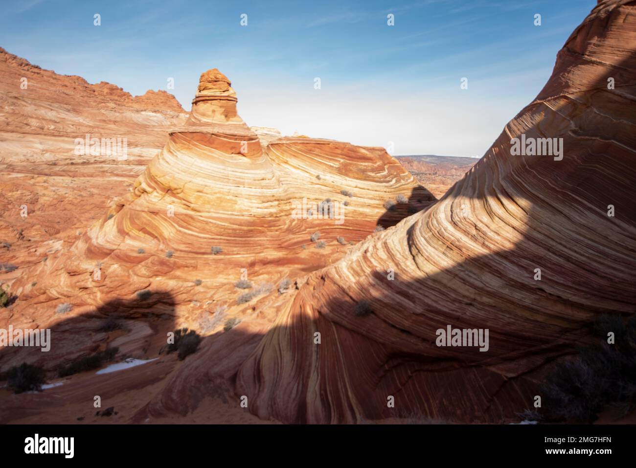 One needs a permit to hike to The Wave in the Paria Canyon