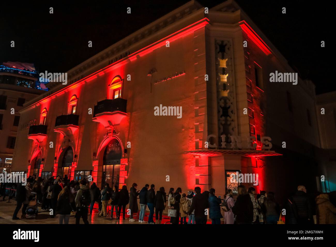 January 25, 2023: January 25, 2023 (Malaga)Malaga dresses up for the preview of 'La chica de nieve', by Netflix The author of the original novel, the Malaga-born Javier Castillo, has been wrapped up in the entire cast of the series and many friends in his homeland. (Credit Image: © Lorenzo Carnero/ZUMA Press Wire) EDITORIAL USAGE ONLY! Not for Commercial USAGE! Stock Photo