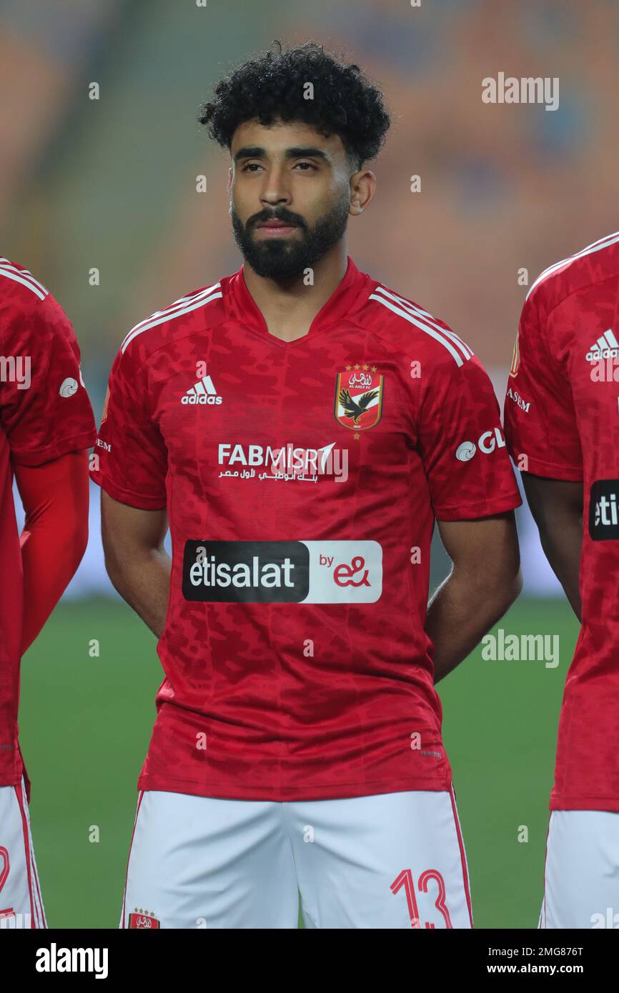 EGYPT, CAIRO, 24 January 2023 Marwan Attia of Al Ahly SC looks on during the Egypt Premier