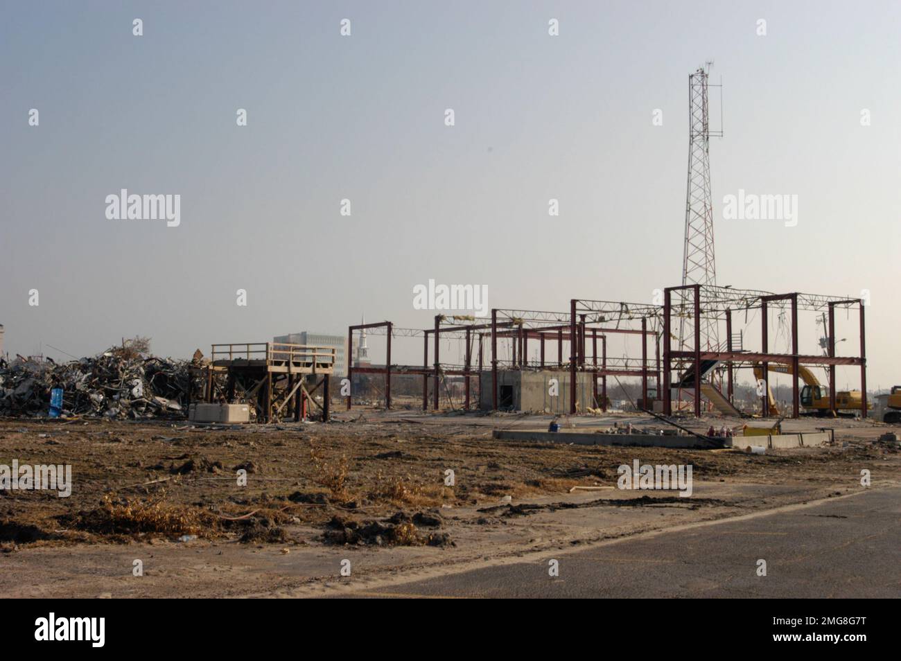Station Gulfport. Hurricane Katrina Stock Photo Alamy