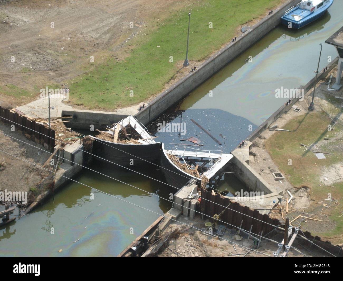 Aftermath Displaced Boats Empire, Louisiana 26HK26100