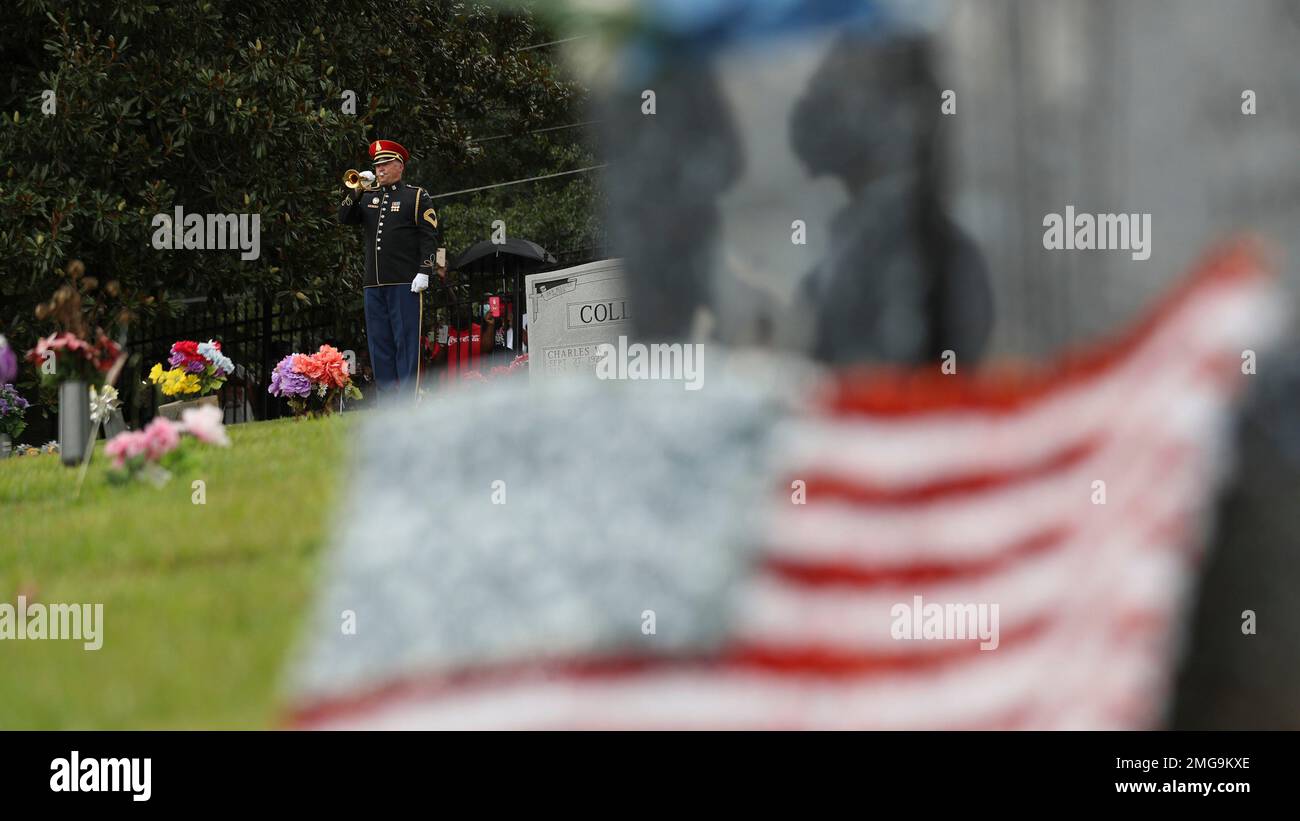Taps is played at the burial service for Rep. John Lewis. On the sixth