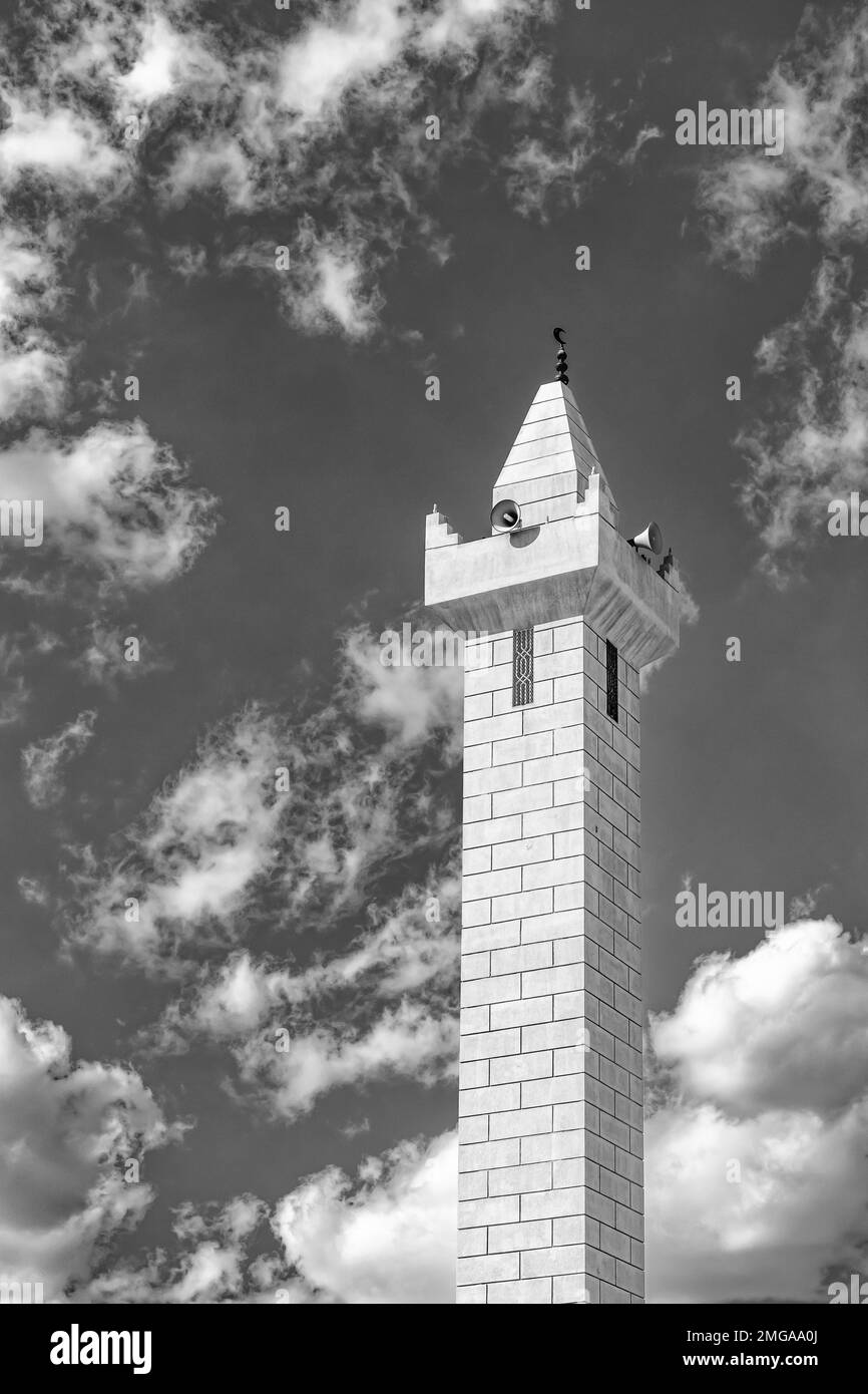 Minaret #10 B&W Stock Photo - Alamy