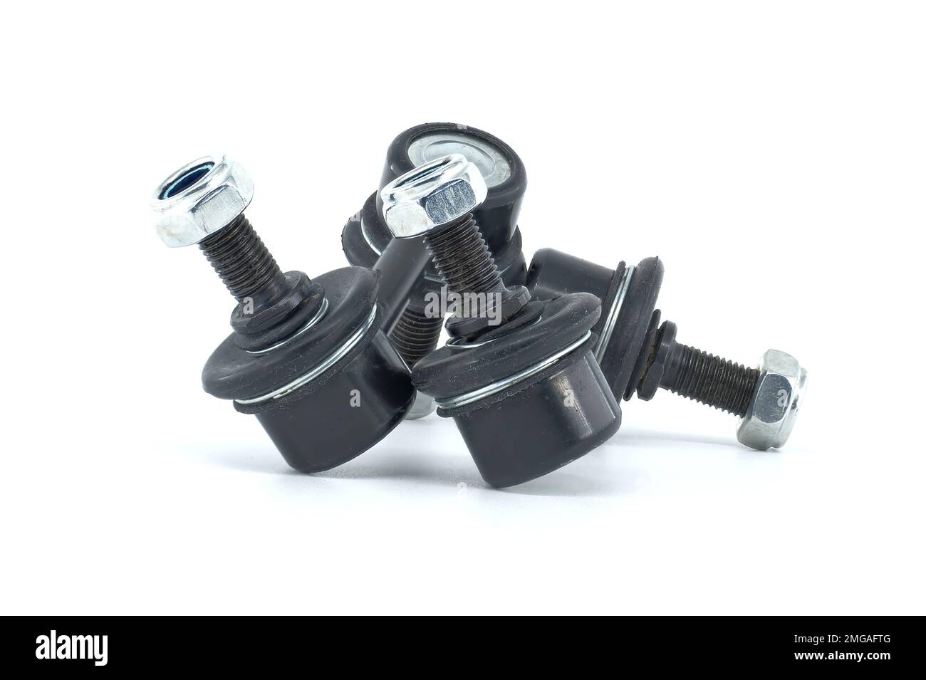 Suspension stabilizer bar link kit isolated on white background