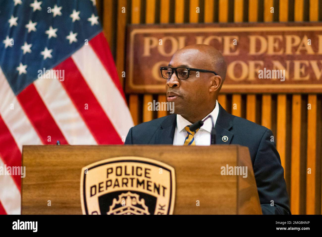 New York City Police Department Chief of Patrol Rodney Harrison attends ...