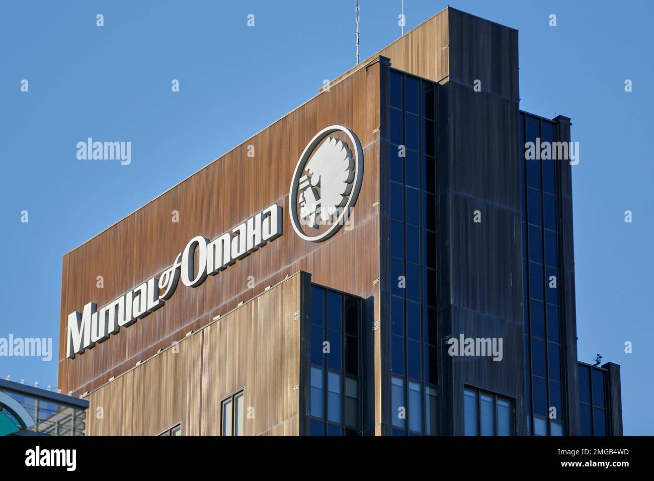 FILE - In this March 13, 2020 file photo, The Mutual of Omaha