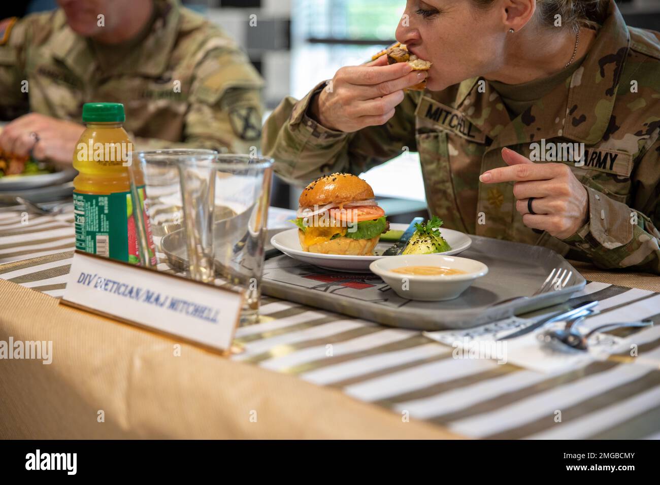 2nd Brigade Combat Team Commando Warrior DFAC host Fort Drum Burger