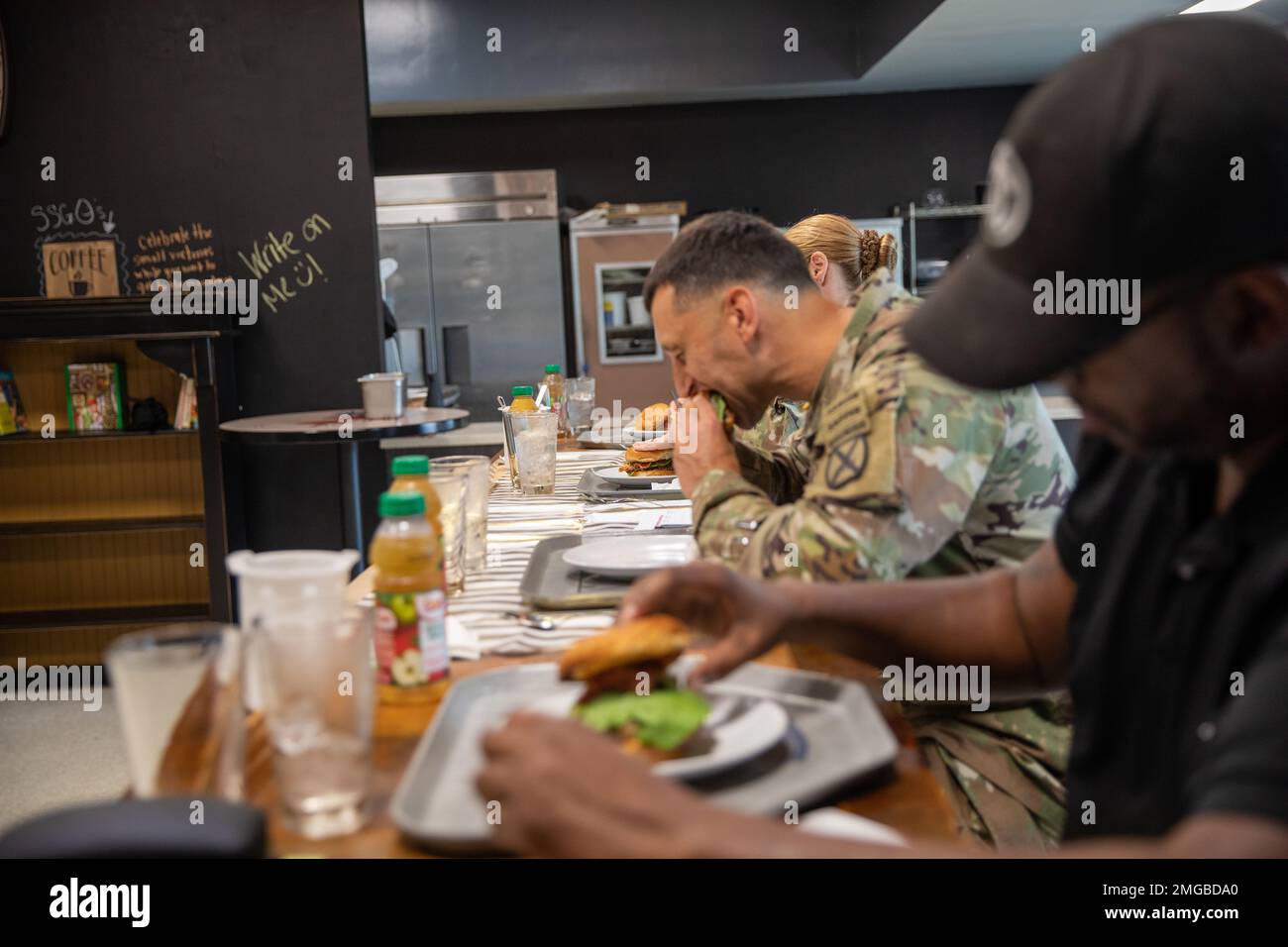 2nd Brigade Combat Team Commando Warrior DFAC host Fort Drum Burger