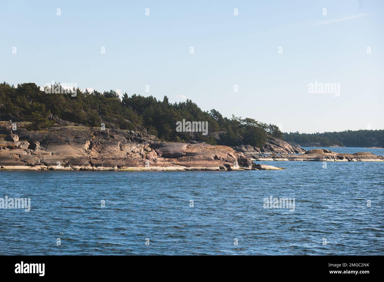 Archipelago National Park landscape, Southwest Finland, with islands ...