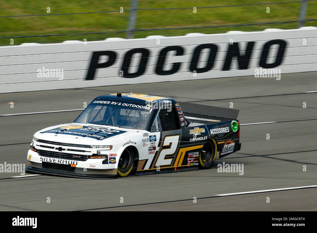 Sheldon Creed drives truck number 2 during the NASCAR Truck Series auto