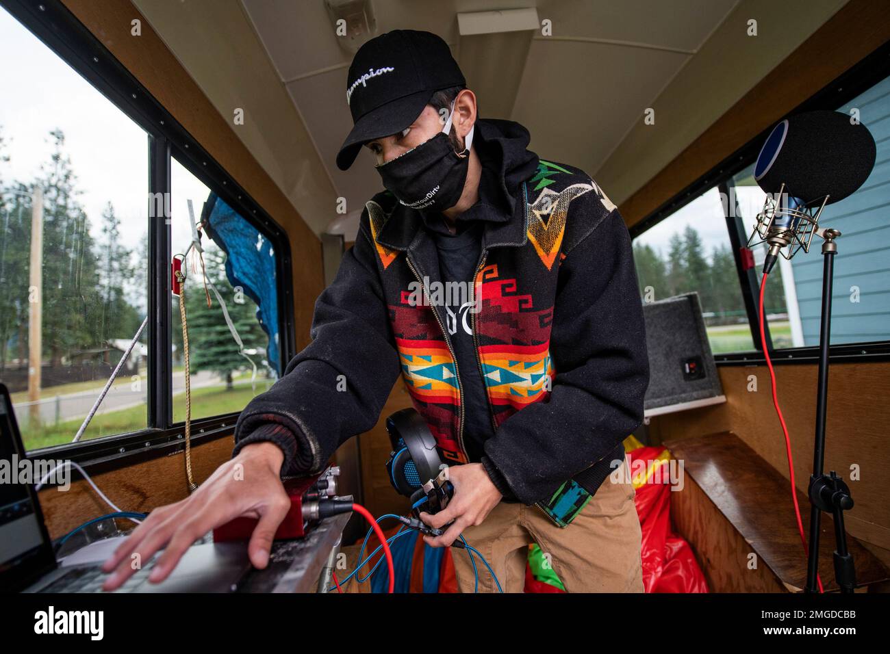 In this photo taken June 16, 2020, Artie Mendoza III, also known as