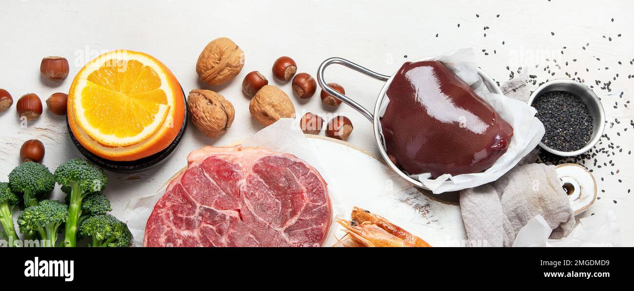 Composition with food contains coenzyme Q10, antioxidant, produce