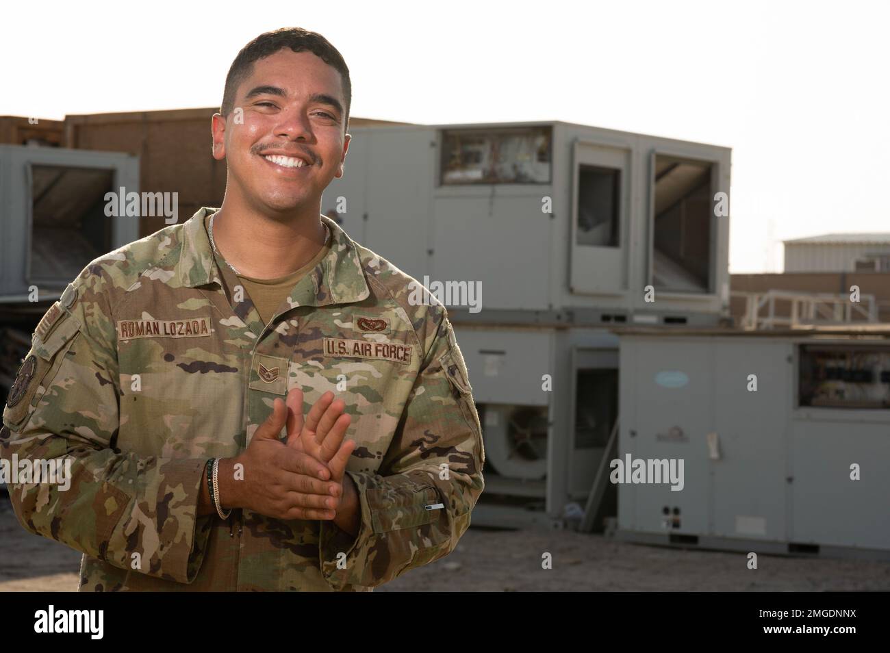 U.S. Air Force Staff Sgt. Alfred Roman Lozada, 386th Expeditionary