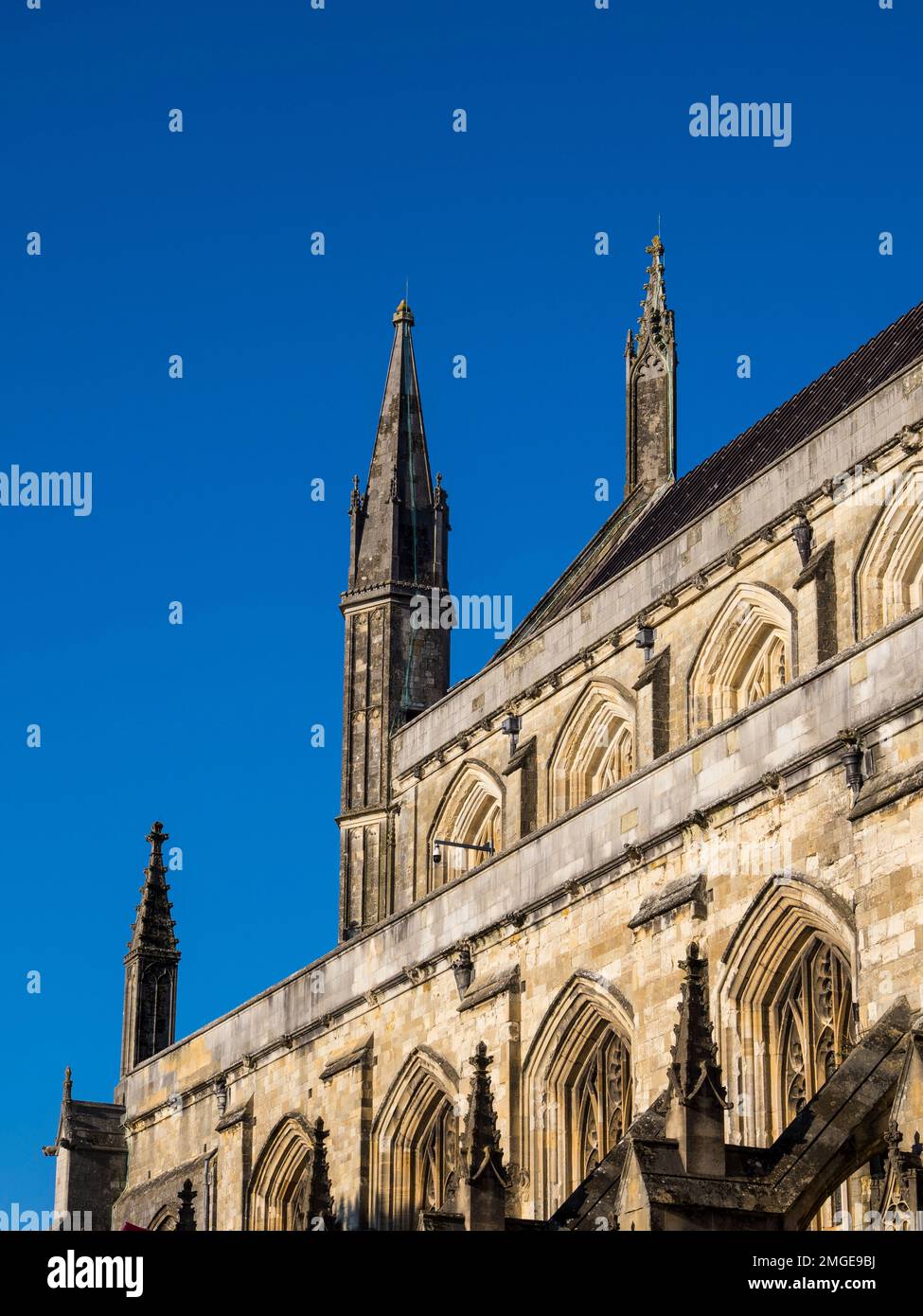 Gothic winchester cathedral hi-res stock photography and images - Alamy