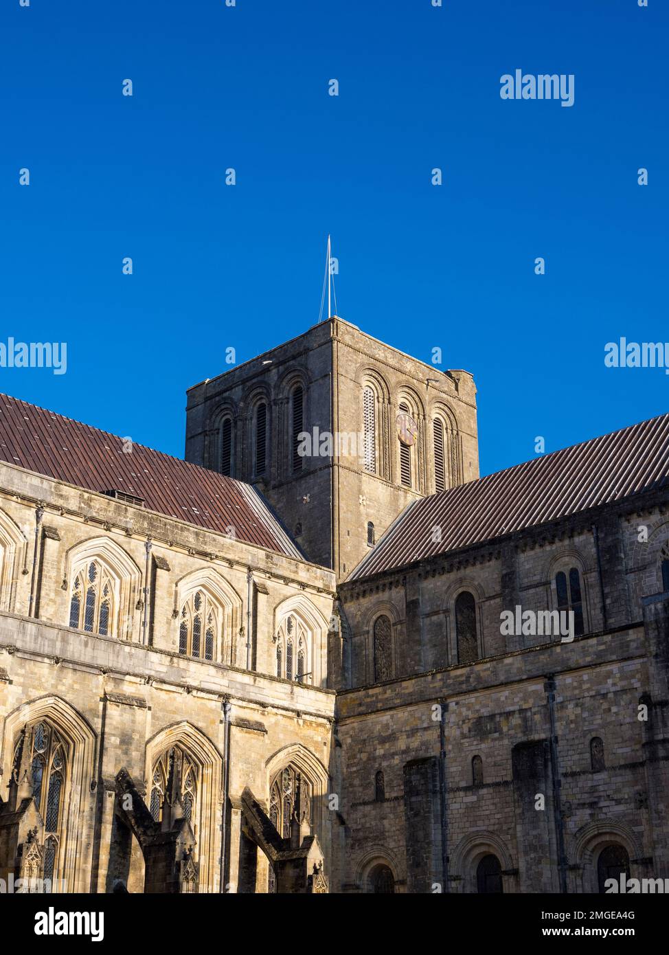 Gothic winchester cathedral hi-res stock photography and images - Alamy